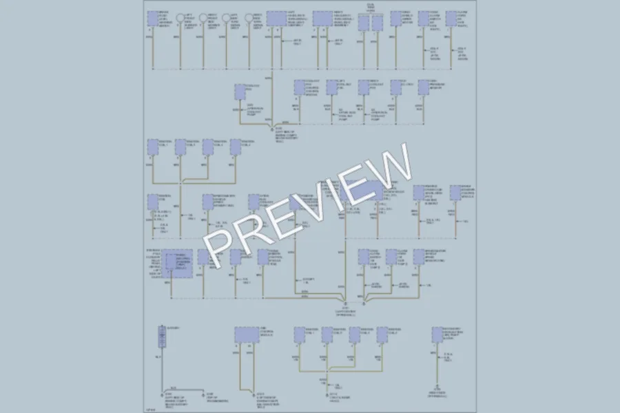 2001 Volkswagen Jetta Ground Distribution wiring diagram preview
