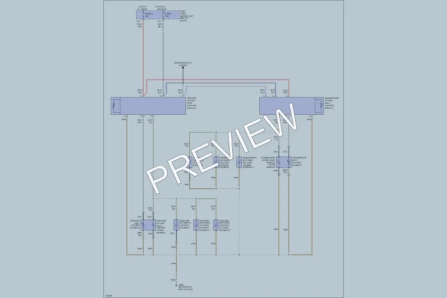 2001 Volkswagen Jetta Power Seats wiring diagram preview