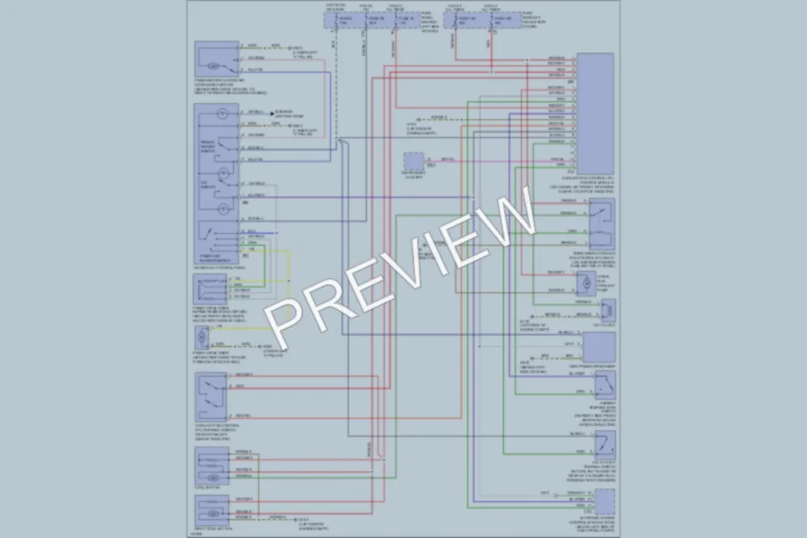 2001 Volkswagen NewBeetle Air Conditioning wiring diagram preview