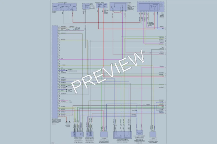 2001 Volkswagen NewBeetle Engine Performance wiring diagram preview