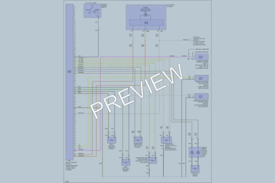 2001 Volkswagen NewBeetle Supplemental Restraints wiring diagram preview