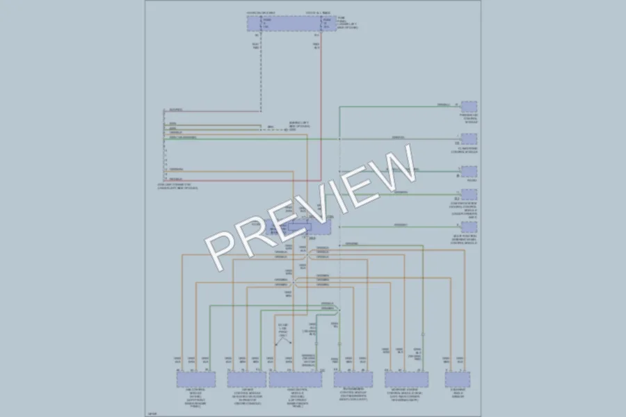 2001 Volkswagen Passat Computer Data Lines wiring diagram preview