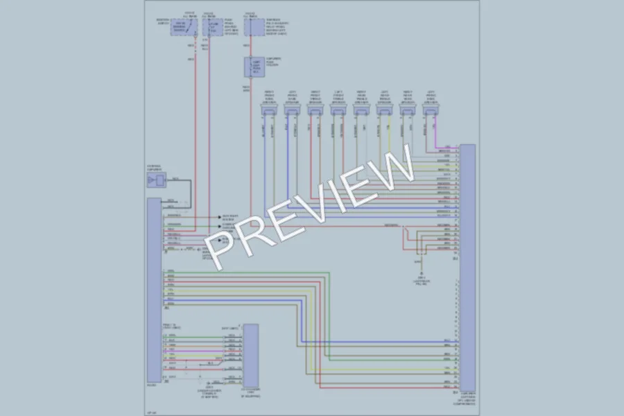 2001 Volkswagen Passat Radio wiring diagram preview