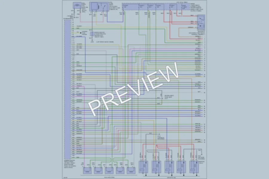 2001 Volvo C70 Engine Performance wiring diagram preview