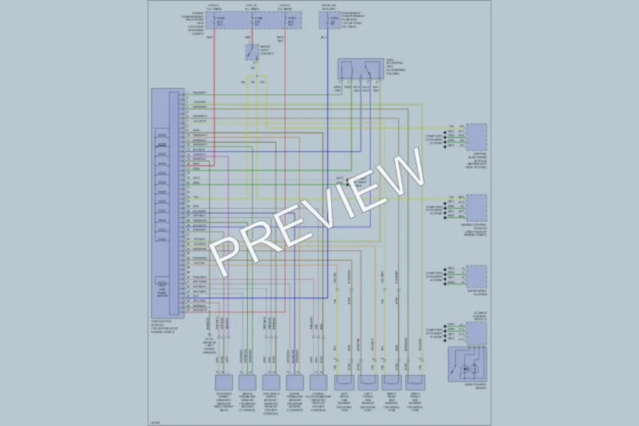 2001 Volvo S60 Anti Lock Brakes wiring diagram preview
