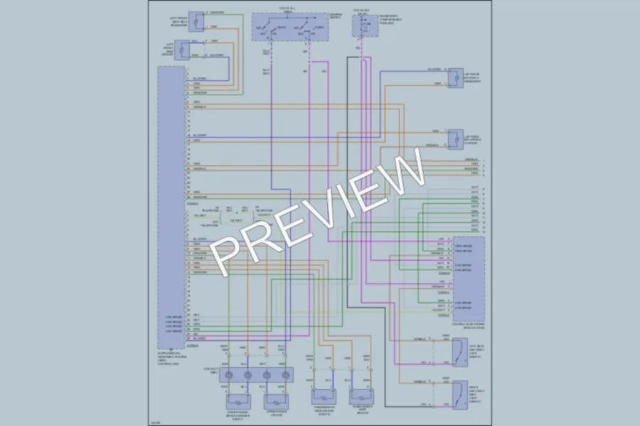 2001 Volvo S60 Supplemental Restraints wiring diagram preview