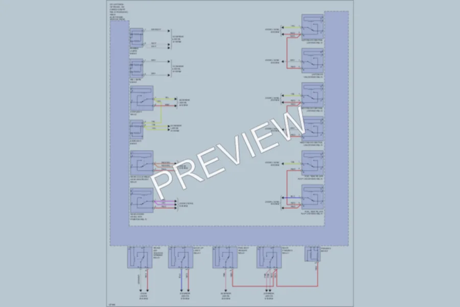 2001 Volvo S80 Body Computer wiring diagram preview