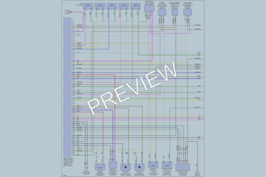 2001 Volvo V70XC Engine Performance wiring diagram preview