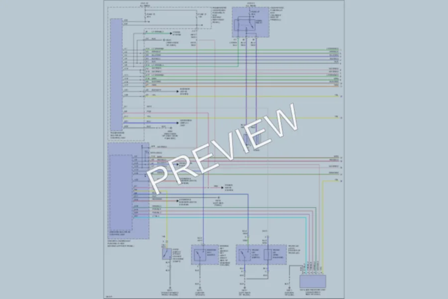 2002 Acura 32CL Anti Theft wiring diagram preview