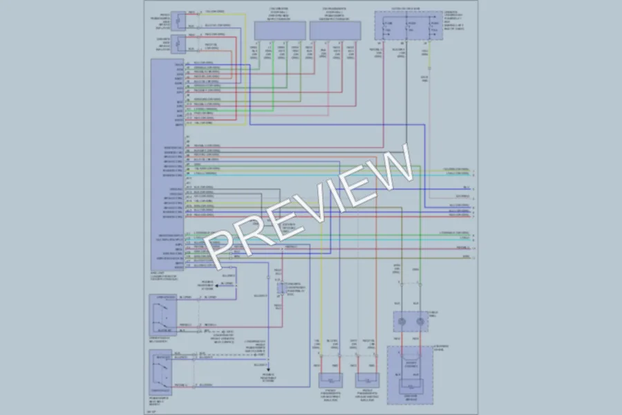 2002 Acura 32CL Supplemental Restraints wiring diagram preview