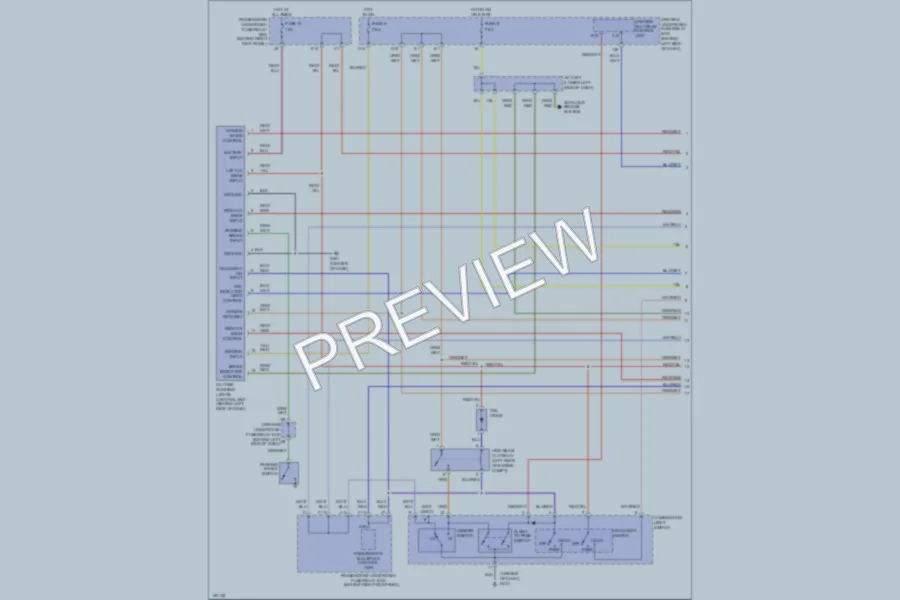 2002 Acura 32TL Headlights wiring diagram preview