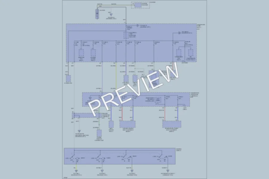 2002 Acura 32TL Power Distribution wiring diagram preview