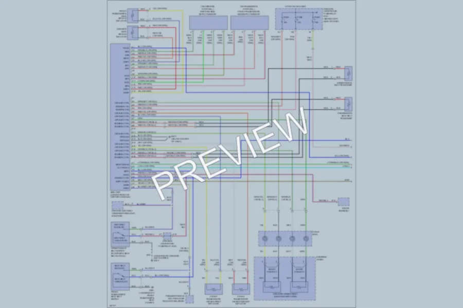 2002 Acura 32TL Supplemental Restraints wiring diagram preview