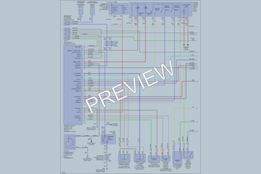 2002 Acura 35RL Memory Systems wiring diagram preview