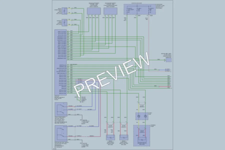 2002 Acura 35RL Supplemental Restraints wiring diagram preview