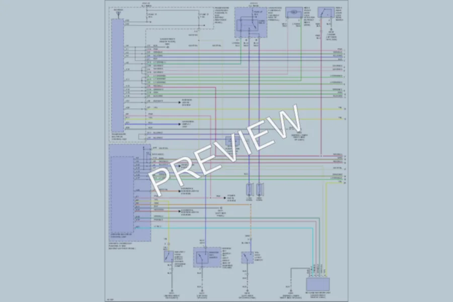 2002 Acura MDX Anti Theft wiring diagram preview