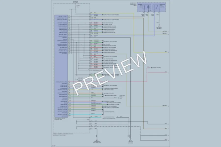 2002 Acura MDX Body Control Modules wiring diagram preview