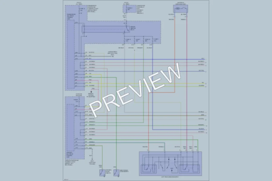 2002 Acura MDX Power Windows wiring diagram preview