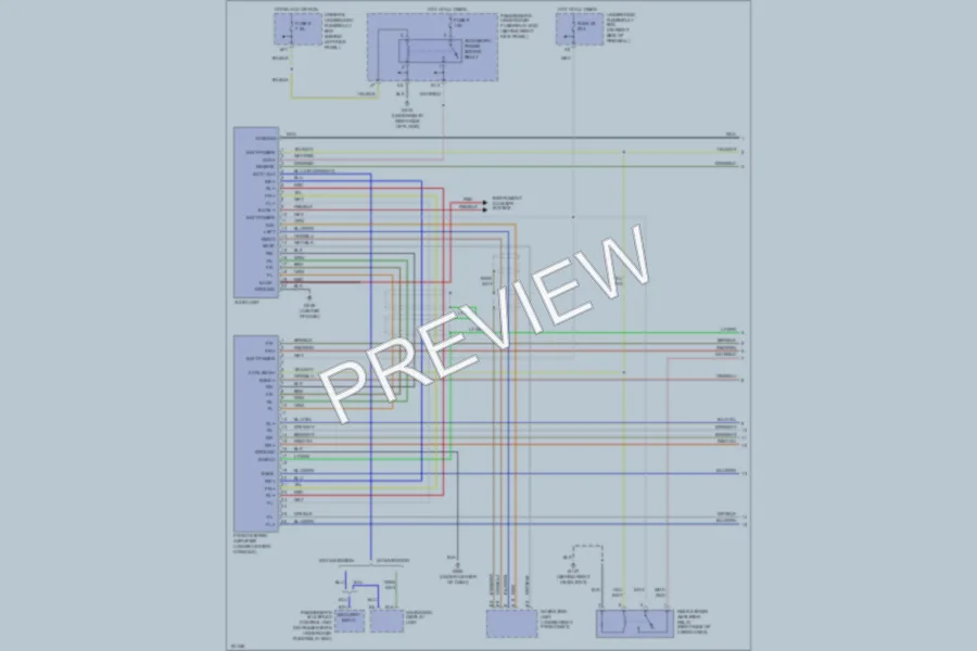 2002 Acura MDX Radio wiring diagram preview