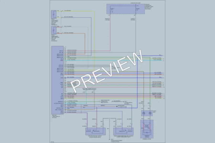 2002 Acura MDX Supplemental Restraints wiring diagram preview