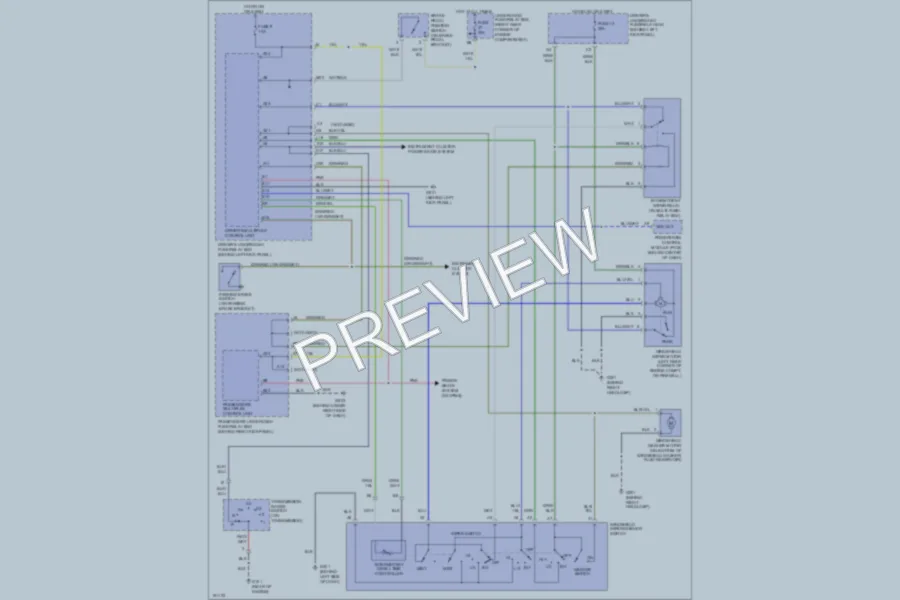 2002 Acura MDX Wiper Washer wiring diagram preview
