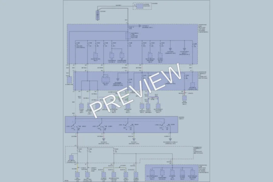 2002 Acura RSX Power Distribution wiring diagram preview