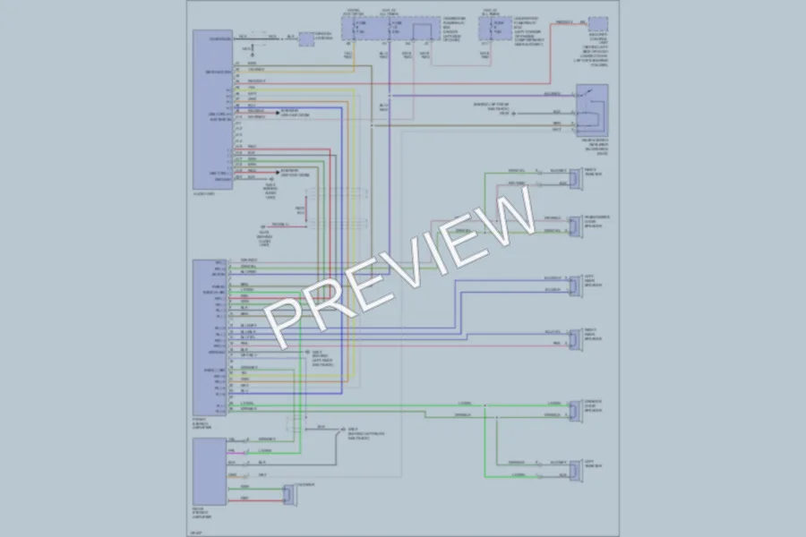 2002 Acura RSX Radio wiring diagram preview