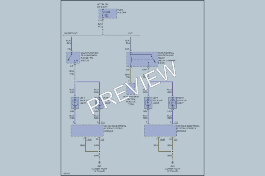 2002 Audi A4 Exterior Lights wiring diagram preview
