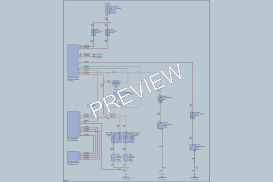 2002 Audi A4 Interior Lights wiring diagram preview