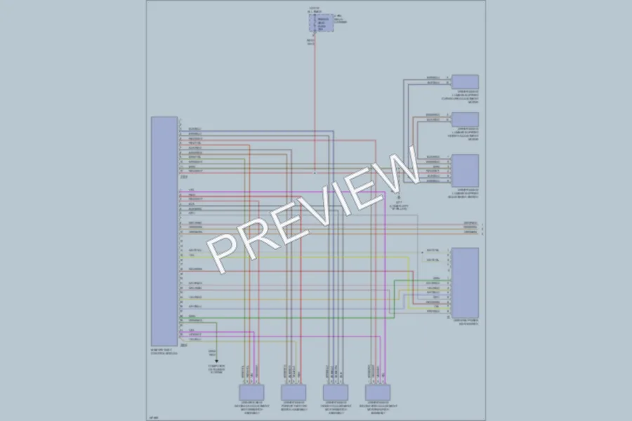 2002 Audi A4 Memory Systems wiring diagram preview