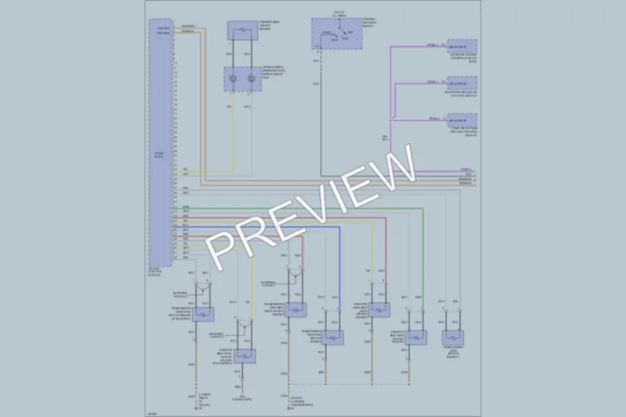 2002 Audi A4 Supplemental Restraints wiring diagram preview