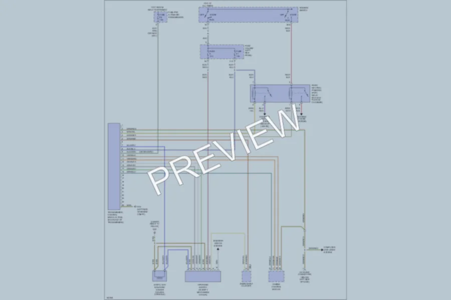 2002 Audi A4 Transmission wiring diagram preview