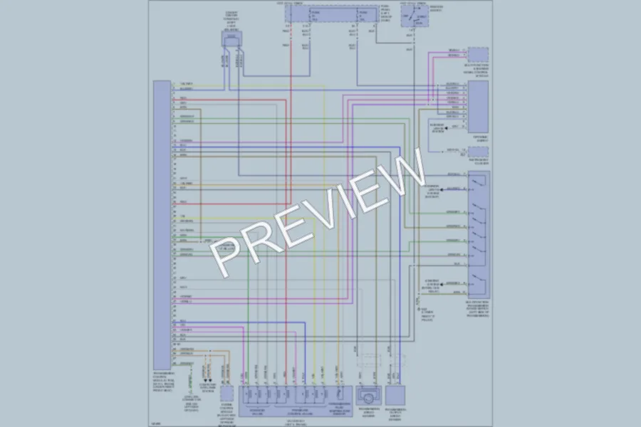 2002 Audi A6 Transmission wiring diagram preview
