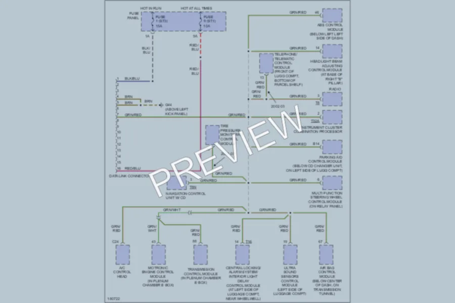 2002 Audi A8 Computer Data Lines wiring diagram preview