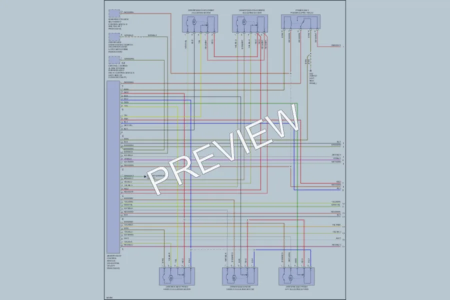 2002 Audi A8L Memory Systems wiring diagram preview
