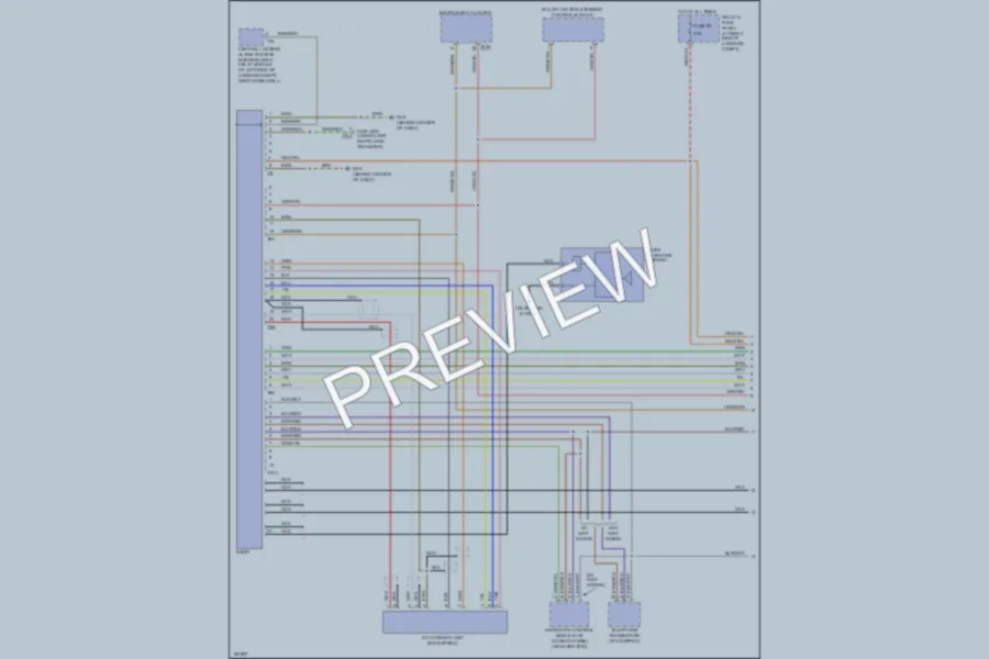 2002 Audi A8L Radio wiring diagram preview