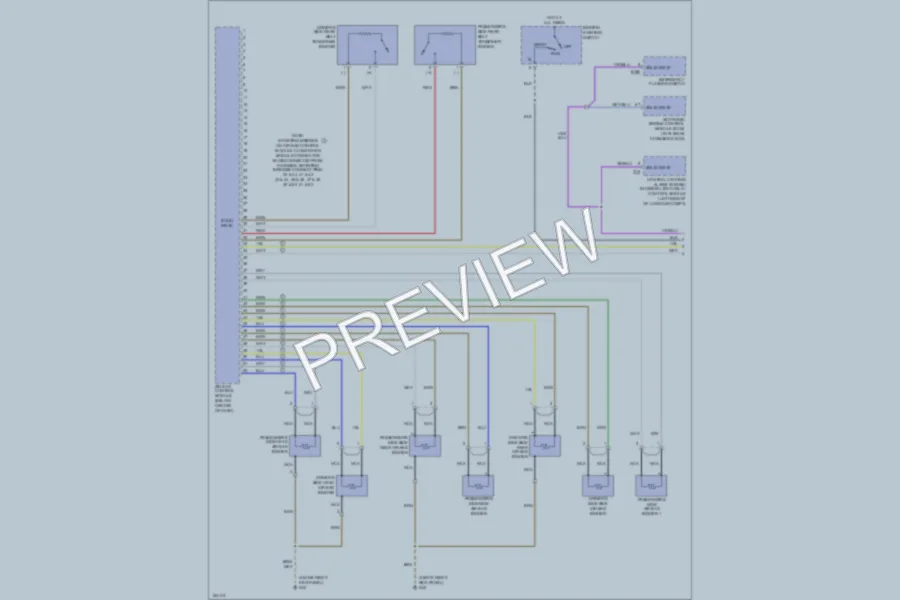 2002 Audi A8L Supplemental Restraints wiring diagram preview