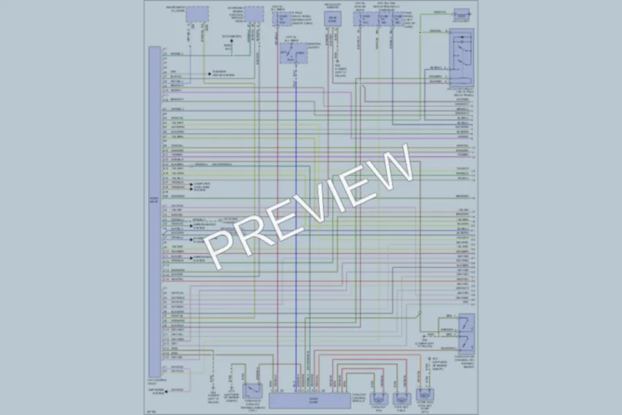 2002 Audi AllroadQuattro Air Conditioning wiring diagram preview