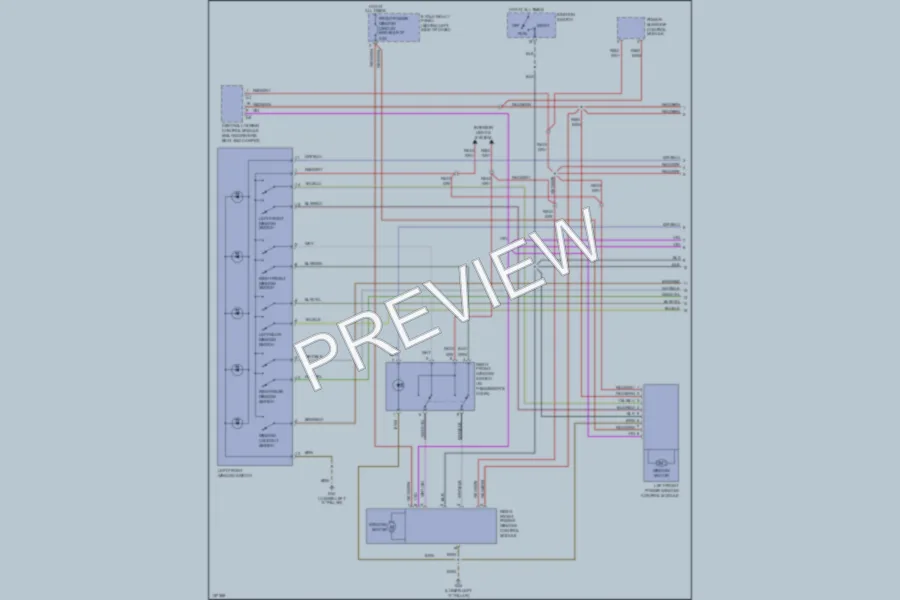 2002 Audi AllroadQuattro Power Windows wiring diagram preview