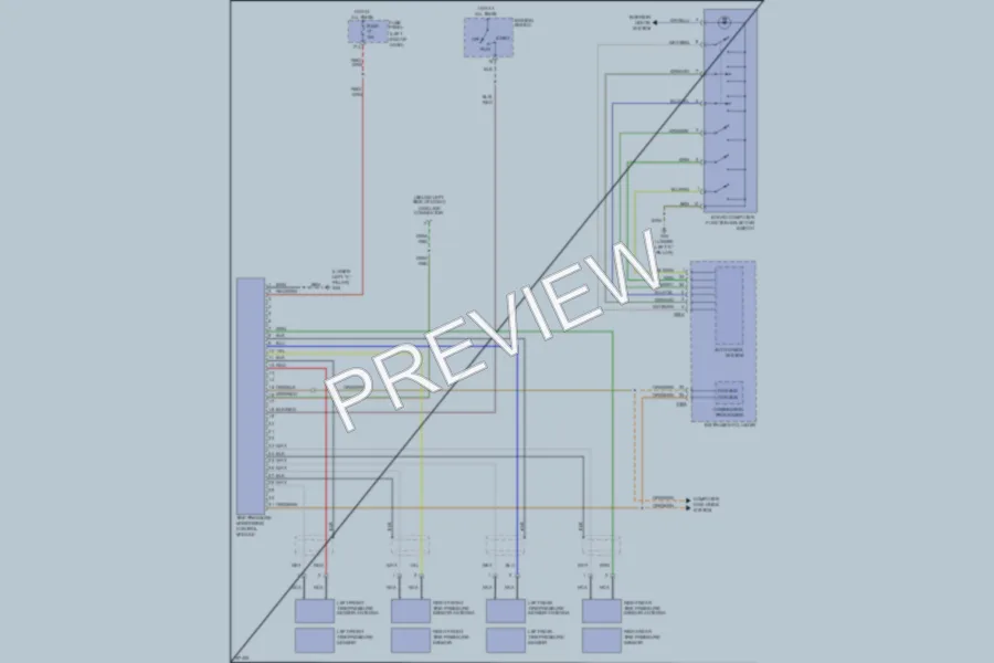 2002 Audi AllroadQuattro Warning Systems wiring diagram preview