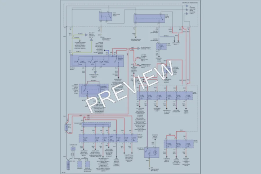 2002 Audi S8 Power Distribution wiring diagram preview