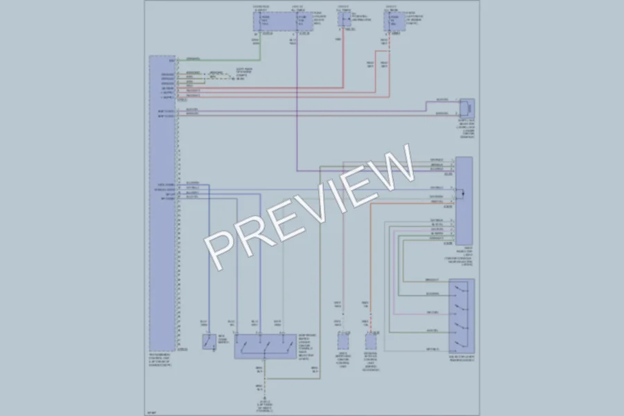 2002 BMW 325xi Transmission wiring diagram preview
