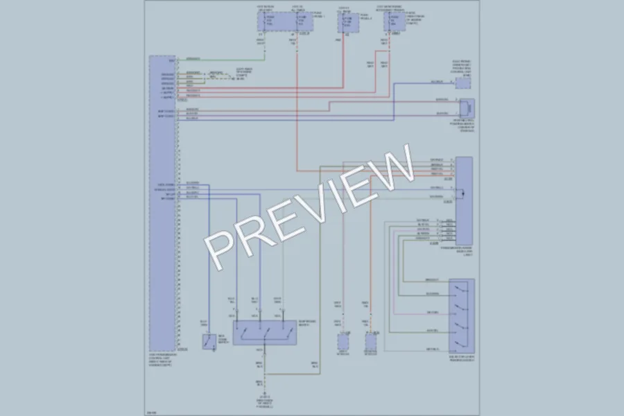 2002 BMW 525i Transmission wiring diagram preview