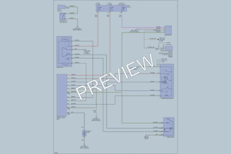 2002 BMW 530i Wiper Washer wiring diagram preview