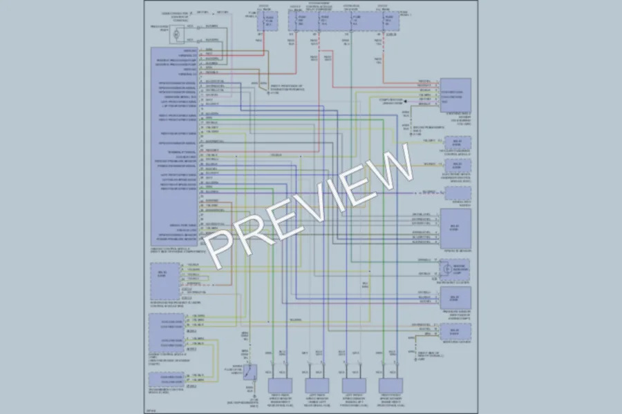 2002 BMW 540i Anti Lock Brakes wiring diagram preview