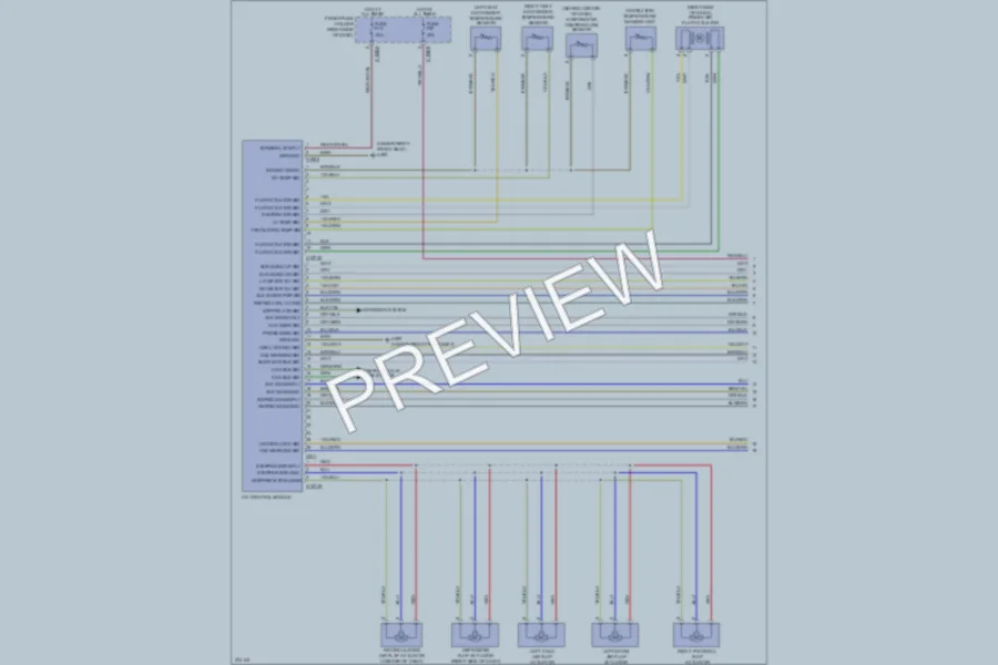 2002 BMW 745Li Air Conditioning wiring diagram preview