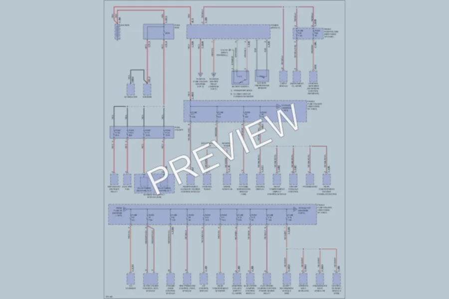 2002 BMW 745Li Power Distribution wiring diagram preview