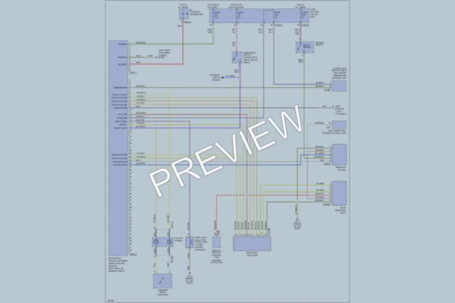 2002 BMW M3 Transmission wiring diagram preview