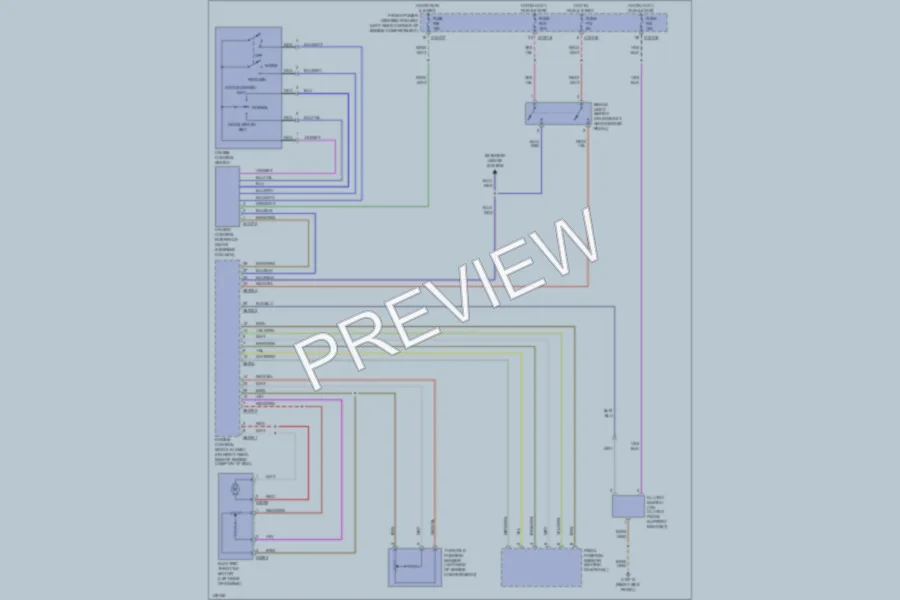 2002 BMW MCoupe Cruise Control wiring diagram preview