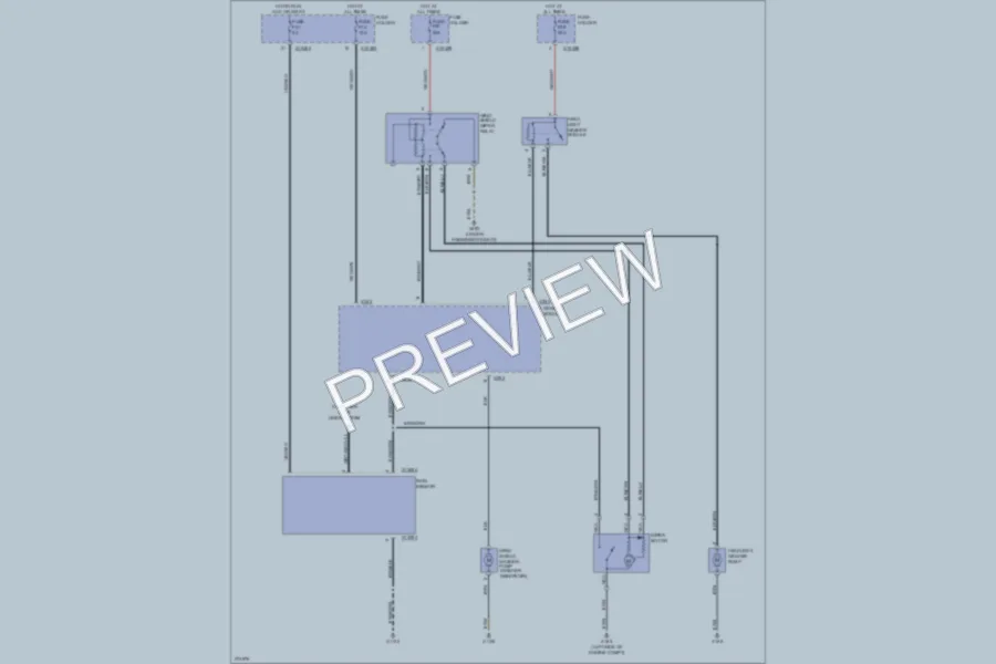 2002 BMW X5 Wiper Washer wiring diagram preview